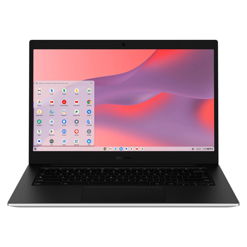 Samsung Galaxy Chromebook Go, 14" HD LED, Intel Celeron N4500, 4GB RAM, 64GB Storage, ChromeOS, Silver, XE340XDA-KA2US