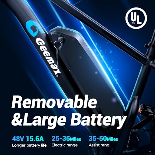Geemax Electric Bike for Adults, 26" x 4.0 Fat Tire, 1000W, 48V 15.6Ah G352