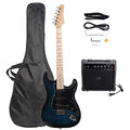 GLARRY Full Size Electric Guitar with 20W Amp and Accessories Pack (Blue) C3431