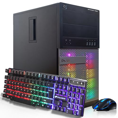 Dell Optiplex 7020 Gaming Desktop PC, Core i7, GT 1030, 16GB RAM, 512GB SSD, Windows 10 Pro (Renewed) R5435