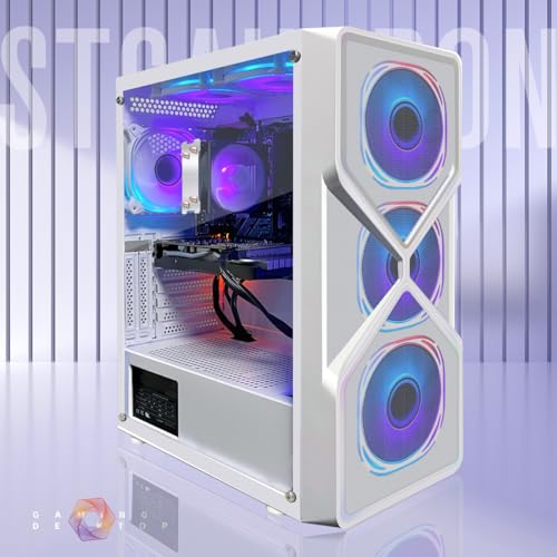 STGAubron Gaming PC Desktop, GeForce RTX 2060 Super, Intel Core i7, 16G DDR4, 1T SSD, Windows 11 Z1287