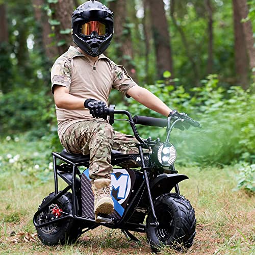 MotoTec 48v 1000w Electric Mini Bike Black W616