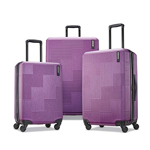 American Tourister Stratum XLT Expandable Hardside Luggage with Spinner Wheels, Jet Black, Carry-On 21-Inch E7418