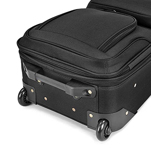 U.S. Traveler Rio Expandable Carry-on Luggage, Orange R95197