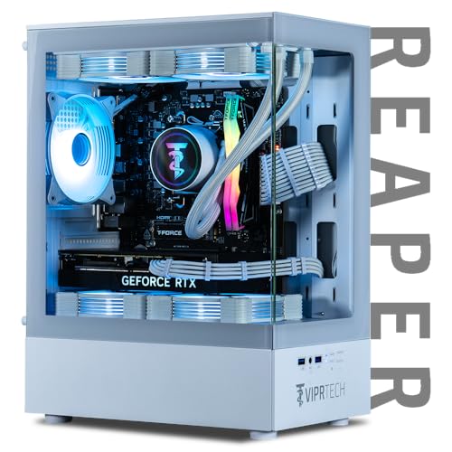 ViprTech Reaper 3.0 Liquid-Cooled Gaming PC, Ryzen 7 7700, RTX 4070 Super, 32GB DDR5 C7066