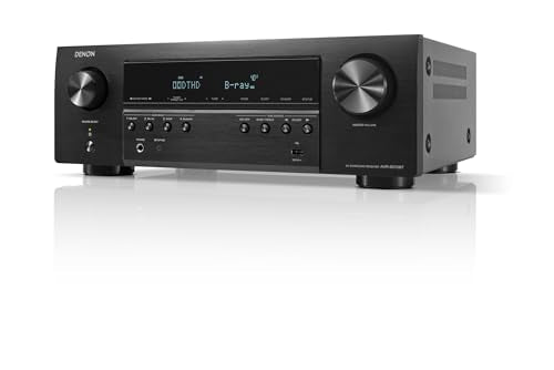 Denon AVR-S970H 8K Ultra HD 7.2 Channel AV Receiver, Black B496