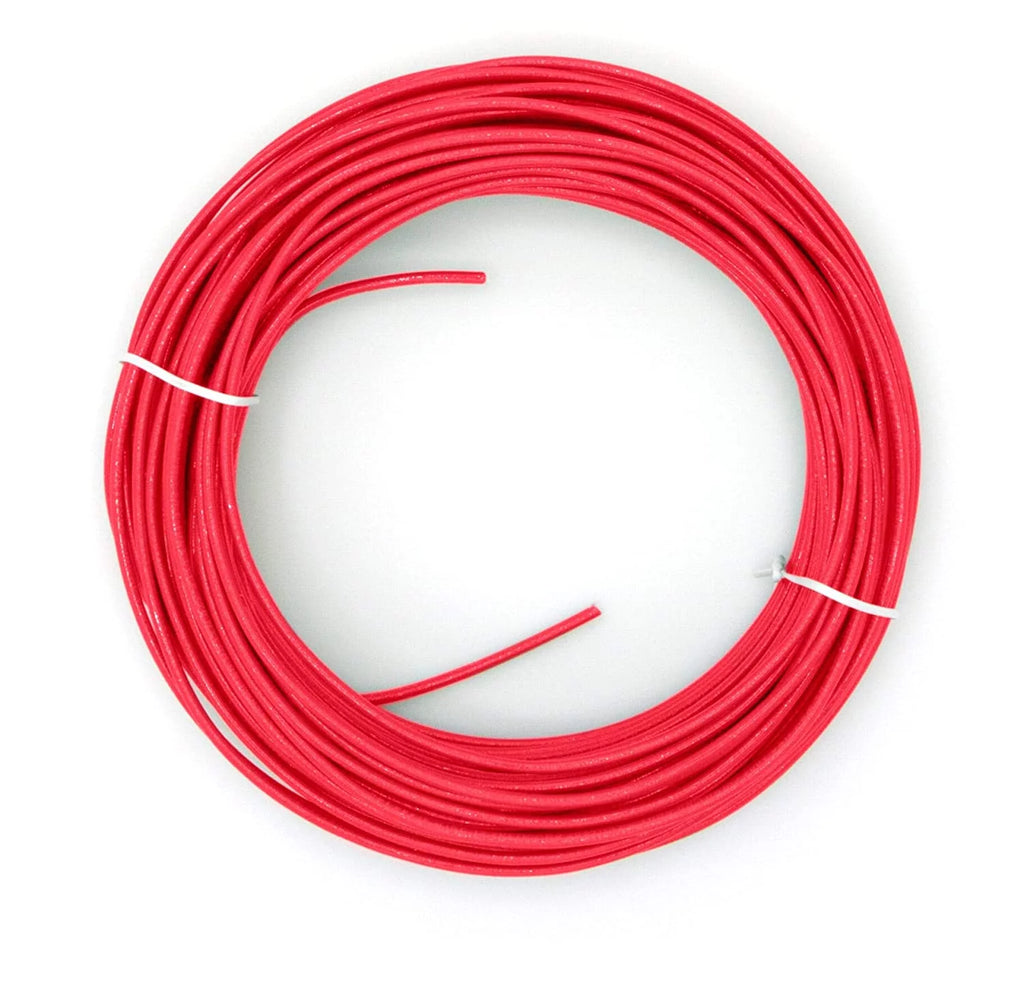 10 AWG Insulated Solid Copper THHN/THWN Wire 100 Feet Red K183557