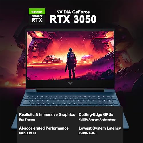 HP Victus 15 Gaming Laptop 15.6 FHD 144Hz i5-12450H 16GB RAM 512GB SSD RTX 3050 W778643