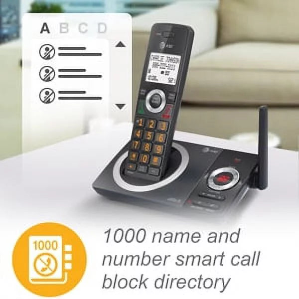 AT&T 2-Handset Expandable Cordless Phone with Answering System, CL82219 Y967421
