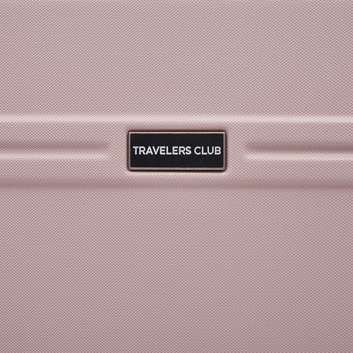 Travelers Club Skyline Spinner Luggage, Gray, 22-Inch Carry-On L8594