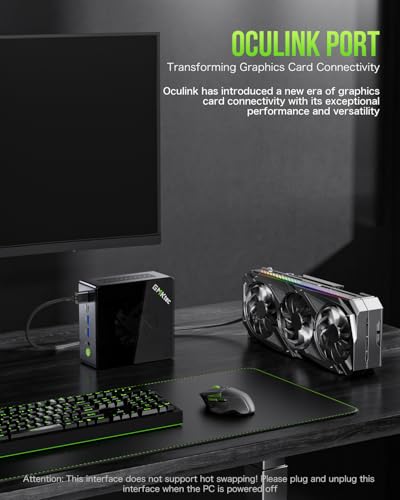 GMKtec K11 AMD Ryzen 9 8945HS 32GB DDR5 1TB Mini PC Desktop Computer X186