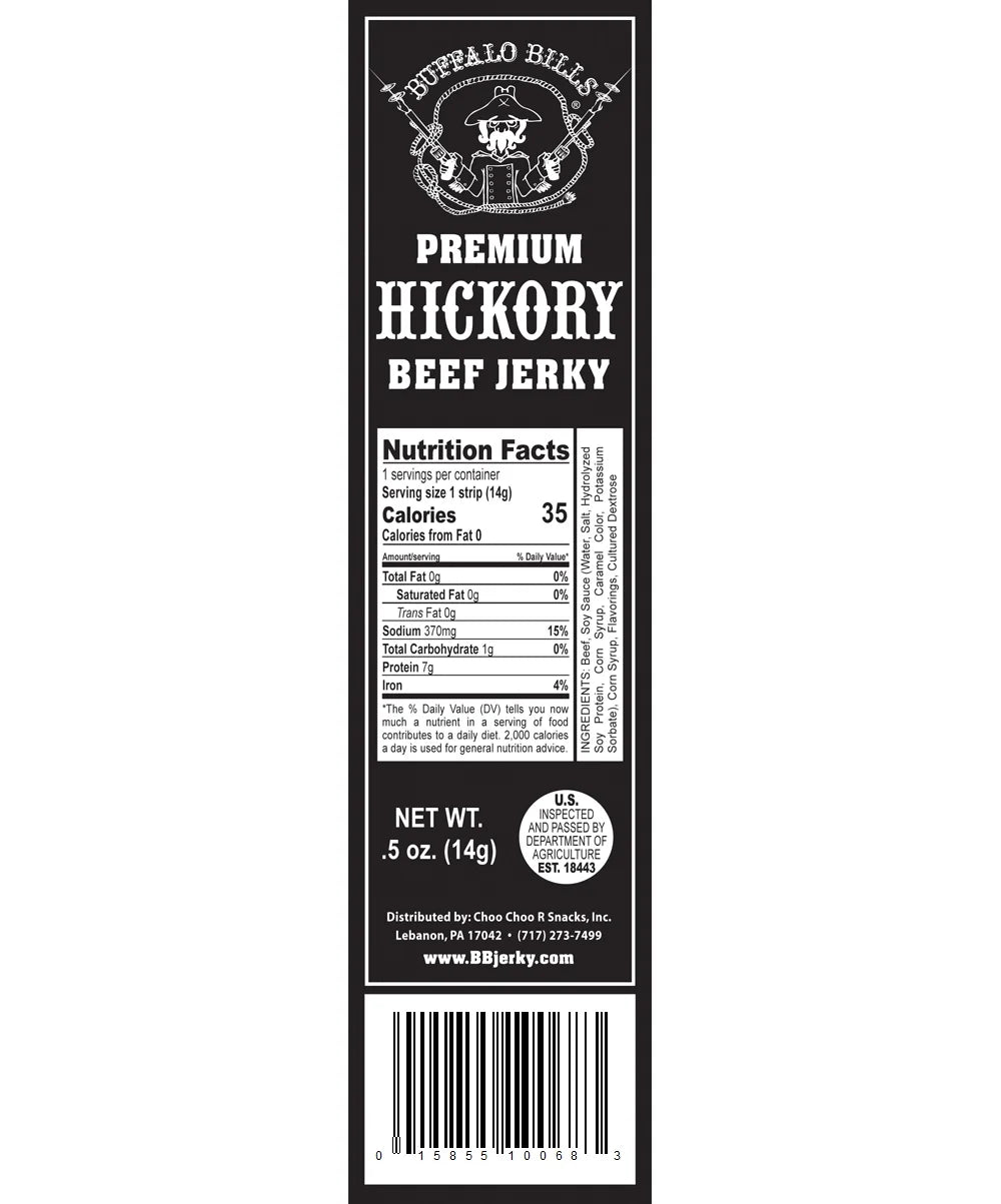 Buffalo Bills 20-ct Premium Hickory Beef Jerky, 2-Pack D992645