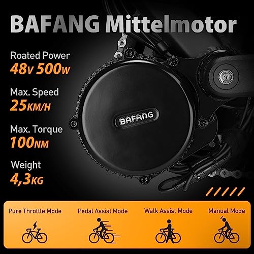 Bafang BBS-HD 48V 1000W Mid Drive Motor Conversion Kit T385