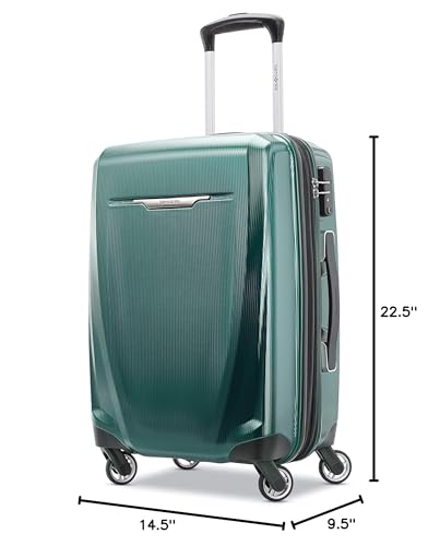 Samsonite Winfield 3 DLX Hardside Expandable Luggage, Silver, Carry-On 20-Inch F64293