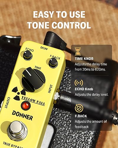 Donner Morpher Mini Distortion Guitar Pedal 3 Modes for Electric Guitar V47970