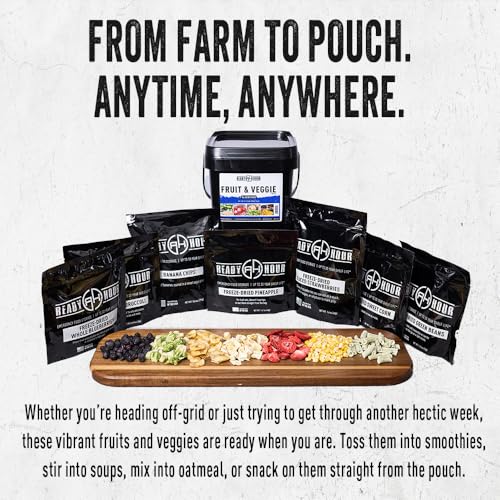 Ready Hour Fruit & Veggie Mix Freeze-Dried Food, 56 Servings A751