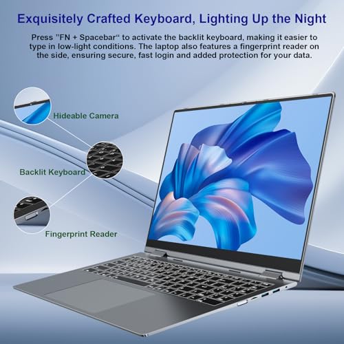 Jumper 2 in 1 16 inch Convertible Laptop Touchscreen Y937404