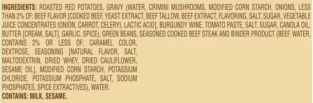 Marie Callender's Steak & Roasted Potatoes Frozen Meal, 11.9 oz, Pack of 6 W837