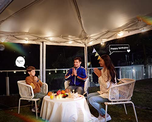Quictent 6.6'x6.6' Pop up Screened Canopy Tent with Mosquito Netting, Wheeled Carry Bag H89372