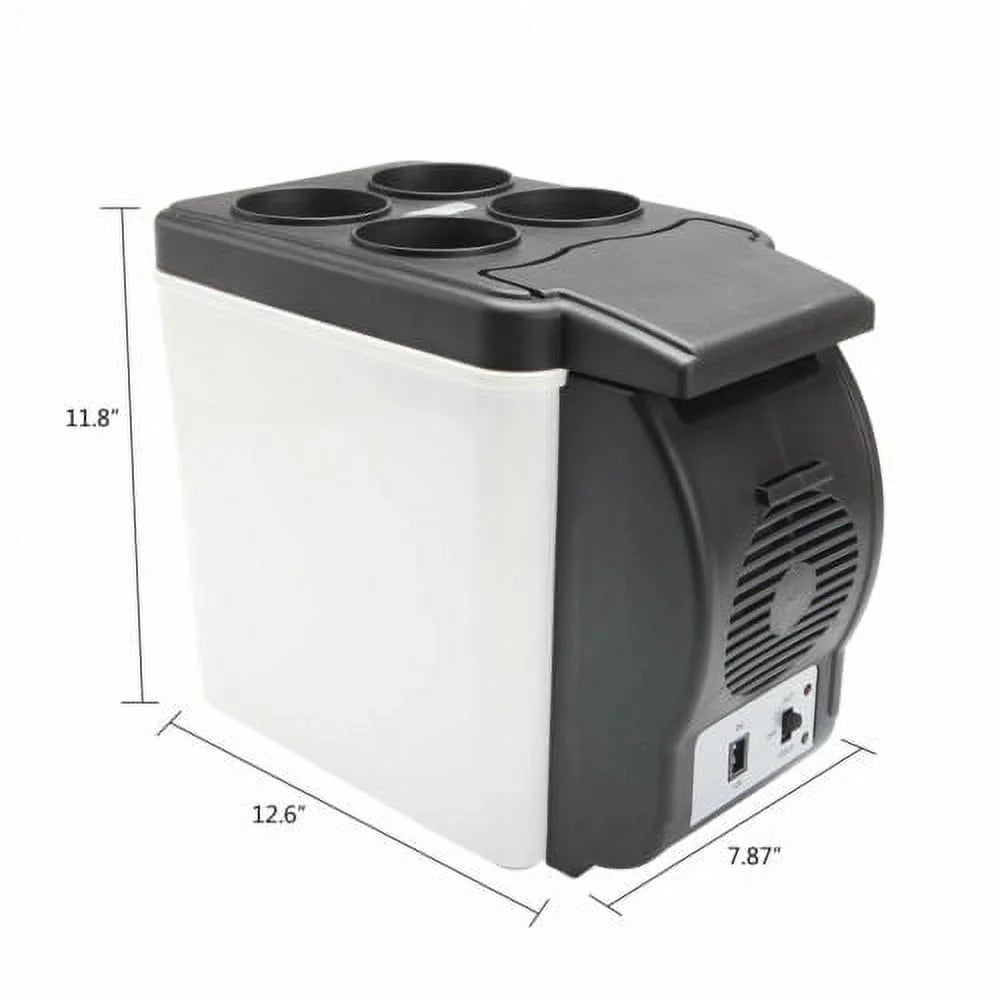 Portable Car Cooler Mini Fridge Warmer 6L Electric Refrigerator G299