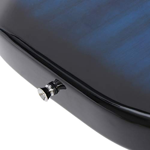 ZENY 39" Full Size Electric Guitar with Amp, Case and Accessories Pack, Blue V510838