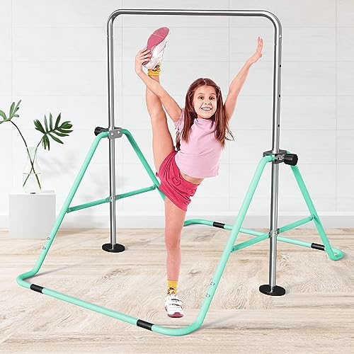 FBSPORT Gymnastics Bar for Kids, Adjustable Height, Folding W6973