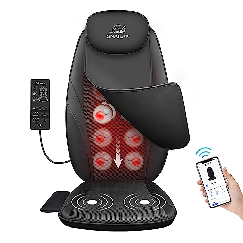 Snailax Shiatsu Massage Cushion with Heat for Home Office I743