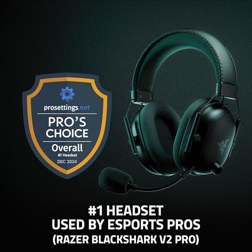 Razer BlackShark V2 Pro Wireless Gaming Headset for Xbox, PS5, PC, Mac C76156