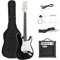 ZENY 39" Full Size Electric Guitar with Amp, Case and Accessories Pack, Blue V510838