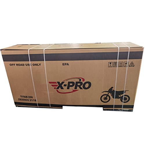 X-PRO 250cc Dirt Bike with Zongshen Engine, 21"/18" Wheels M446