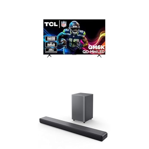 TCL 65-Inch Class QM6K Series QD-Mini LED 4K UHD Google Smart TV K982