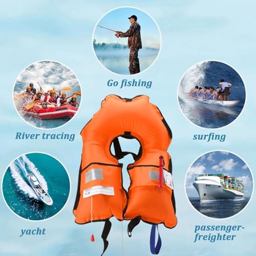 150N Automatic Inflatable Life Jacket with CO2 Inflation C53981