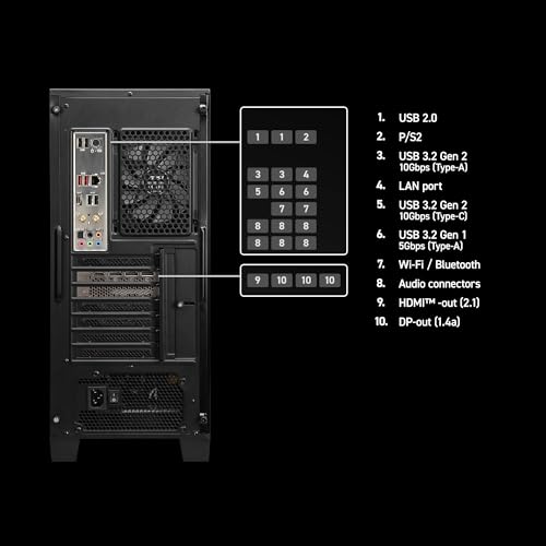 MSI Codex Z2 Gaming Desktop, RTX 5070, 32GB DDR5, 2TB SSD, Windows 11 P352
