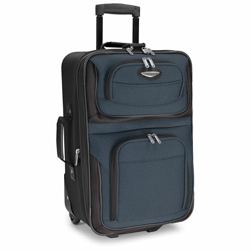 Travel Select Amsterdam 4-Piece Softside Expandable Luggage Set, Gray V976