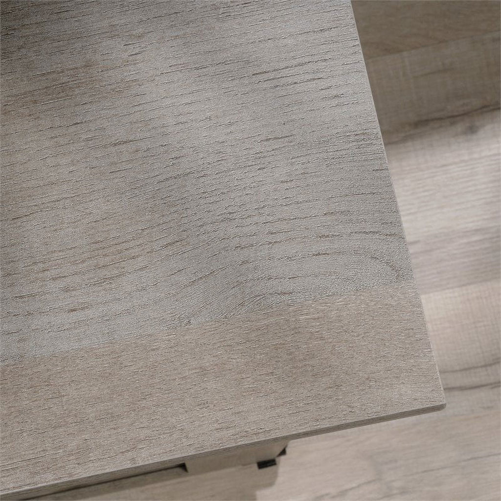 Pemberly Row Contemporary Engineered Wood Sewing Craft Table Oak A45888