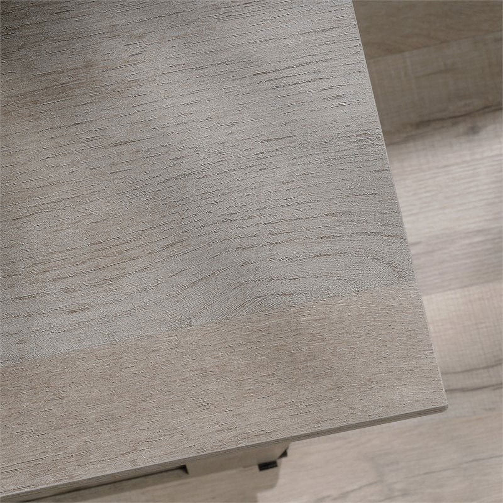 Pemberly Row Contemporary Engineered Wood Sewing Craft Table Oak A45888