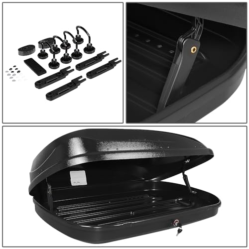 Rooftop Cargo Carrier ABS Lockable Hard Shell Waterproof 55 x 34.5 x 14 Inches O3540