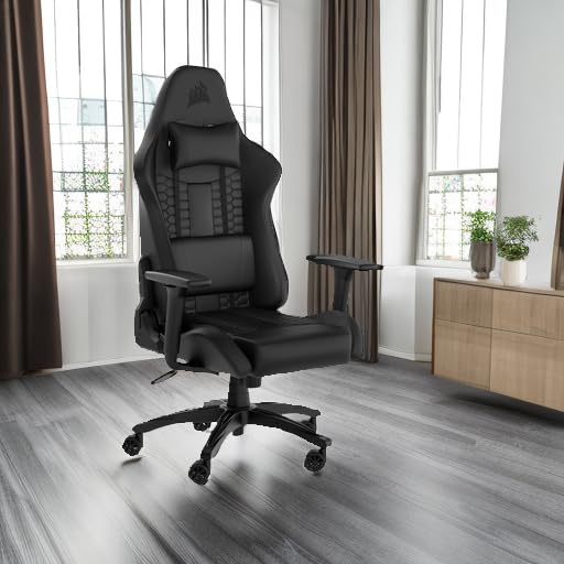 Corsair TC100 Relaxed Gaming Chair Fabric Gray Black A68468