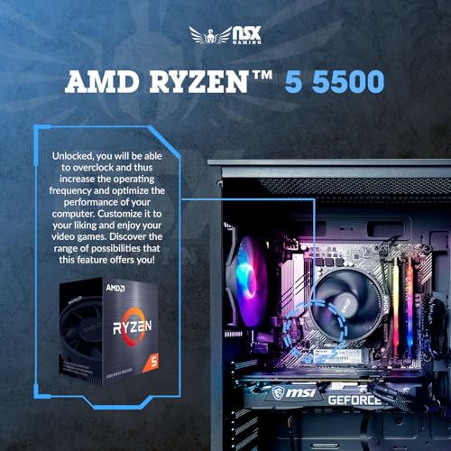 Tomcat Desktop PC Ryzen 5 5500, RTX 3050, 16GB RAM, 480GB SSD, Windows 11 I171190