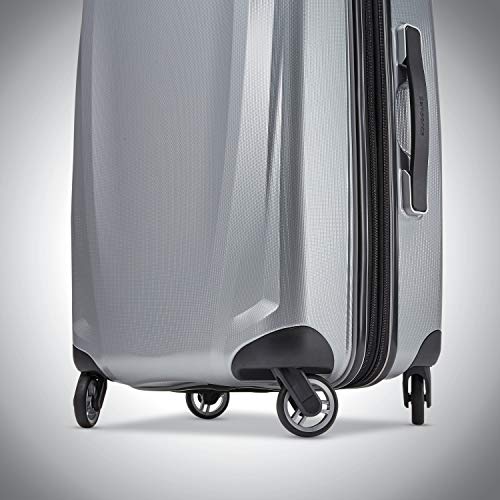 Samsonite Winfield 3 DLX Hardside Expandable Luggage, Silver, Carry-On 20-Inch F64293