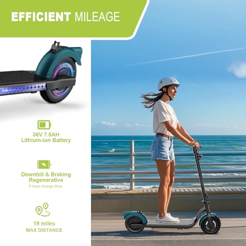 Electric Scooter for Adults, Foldable, 500W Motor, 10" Tires O2626
