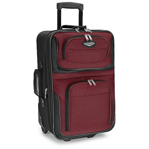 Travel Select Amsterdam 4-Piece Softside Expandable Luggage Set, Gray V976
