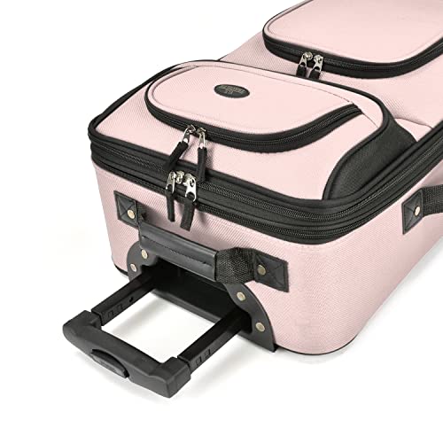 U.S. Traveler Rio Expandable Carry-on Luggage, Orange R95197