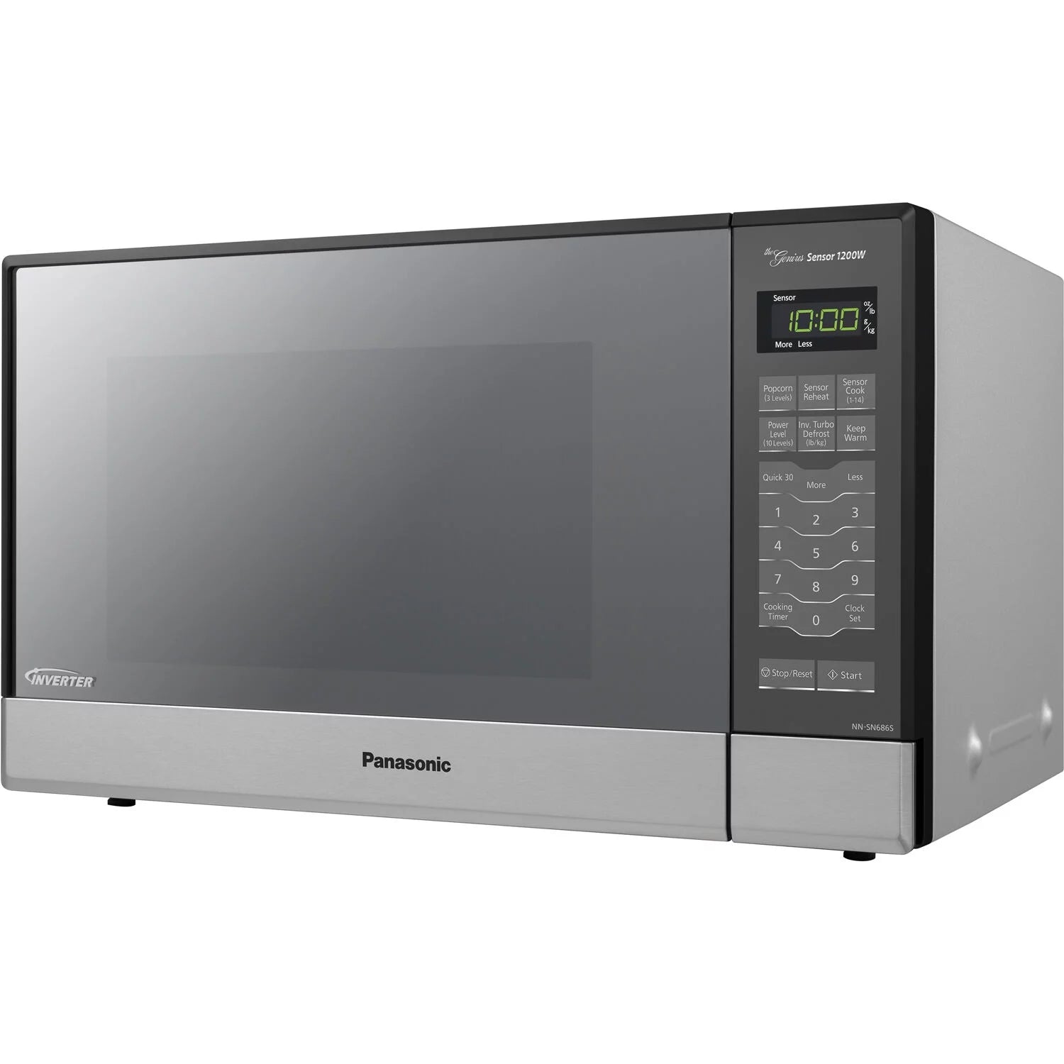 Panasonic 1.2 Cu. Ft. Countertop Microwave Oven with Inverter and Genius Sensor S4085