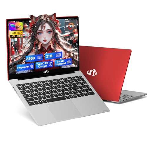 NIMO 15.6" FHD Gaming Laptop, AMD Ryzen 5, 32GB RAM 1TB SSD O691531