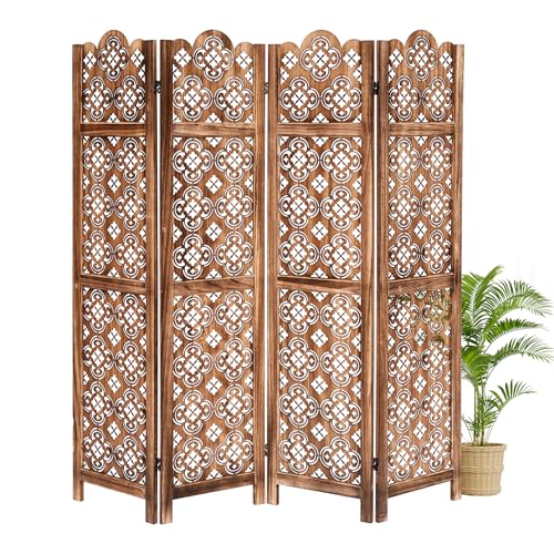 Japanese Shoji Room Divider 6 Panel Folding Wooden Screen 5.6FT I82869