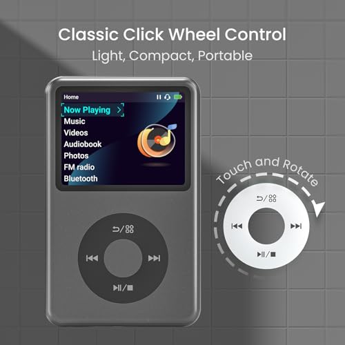 Innioasis Y1 128G Bluetooth MP3 Player Portable Black R3387