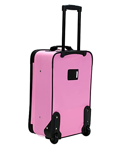 Rockland Journey Softside Upright Luggage Set, Expandable, 4-Piece K56322
