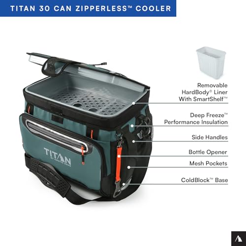 Arctic Zone Titan Deep Freeze Zipperless Hardbody Cooler W899
