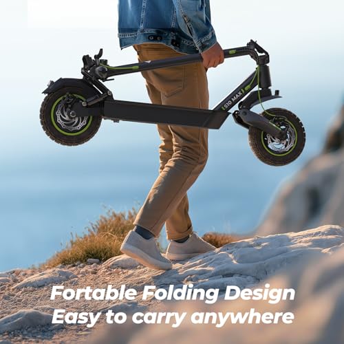 isinwheel Electric Scooter for Adults, 1000W Motor, 38 Miles Range, Folding U692374